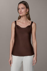 Donna Karan | SLEEVELESS COWL NECK CAMI