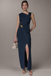 Donna Karan | SLEEVELESS ASYMMETRIC GOWN