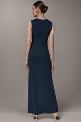 Donna Karan | SLEEVELESS ASYMMETRIC GOWN