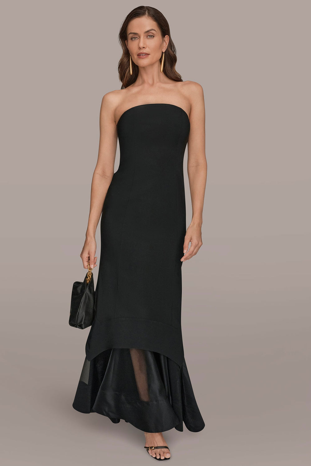 Donna Karan | STRAPLESS ORGANZA SKIRT GOWN