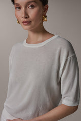 Donna Karan | ELBOW SLEEVE SWEATER