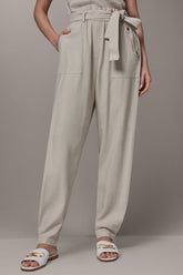 Donna Karan | RELAXED PAPERBAG ANKLE PANT