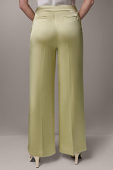 Donna Karan | MID-RISE PLEATED WIDE-LEG PANT
