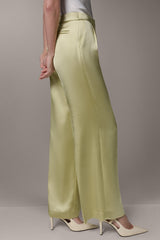 Donna Karan | MID-RISE PLEATED WIDE-LEG PANT
