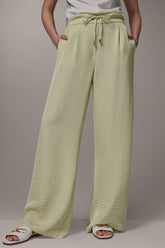 Donna Karan | EXTRA HIGH-RISE WIDE-LEG PULL-ON PANT