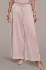 Donna Karan | SATIN MID-RISE RELAXED PANT