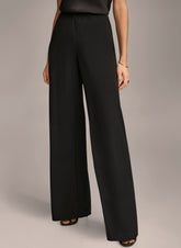 Donna Karan | WIDE LEG FLAT FRONT PANT