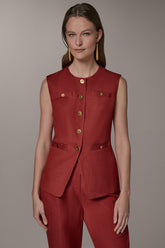 Donna Karan | COLLARLESS VEST