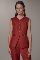 Donna Karan | COLLARLESS VEST