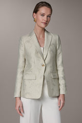 Donna Karan | FLORAL SUIT BLAZER
