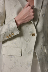 Donna Karan | FLORAL SUIT BLAZER