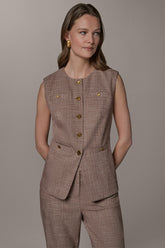 Donna Karan | SLEEVELESS SUIT VEST