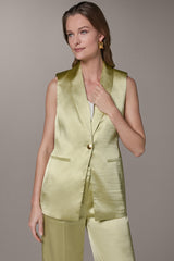 Donna Karan | ONE BUTTON SUIT VEST