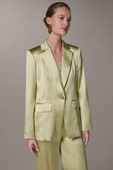 Donna Karan | ONE BUTTON SUIT BLAZER