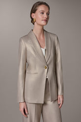 Donna Karan | METALLIC SUIT BLAZER