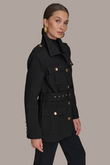 Donna Karan | BELTED MILITARY BLAZER