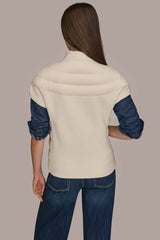 Donna Karan | CAP SLEEVE PUFFER VEST