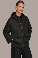 Donna Karan | HOODED LIGHT QUILT JACKET