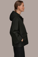 Donna Karan | HOODED LIGHT QUILT JACKET