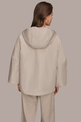 Donna Karan | HOODED LIGHT QUILT JACKET