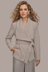 Donna Karan | TIE-FRONT WRAP JACKET