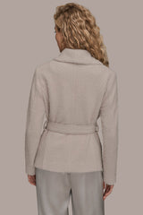 Donna Karan | TIE-FRONT WRAP JACKET
