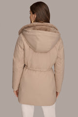 Donna Karan | FAUX FUR LINED PUFFER
