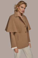 Donna Karan | WATER REPELLENT CREPE CAPELET