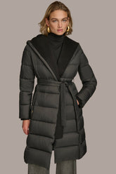Donna Karan | TIE WAIST PUFFER
