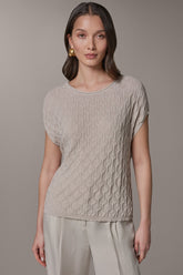 Donna Karan | CAP SLEEVE SWEATER