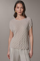 Donna Karan | CAP SLEEVE SWEATER