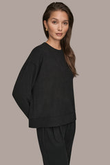 Donna Karan | LONG SLEEVE SWEATSHIRT