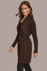 Donna Karan | V-NECK LONG CARDIGAN