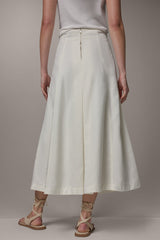 Donna Karan | MIDI A-LINE PANEL SKIRT