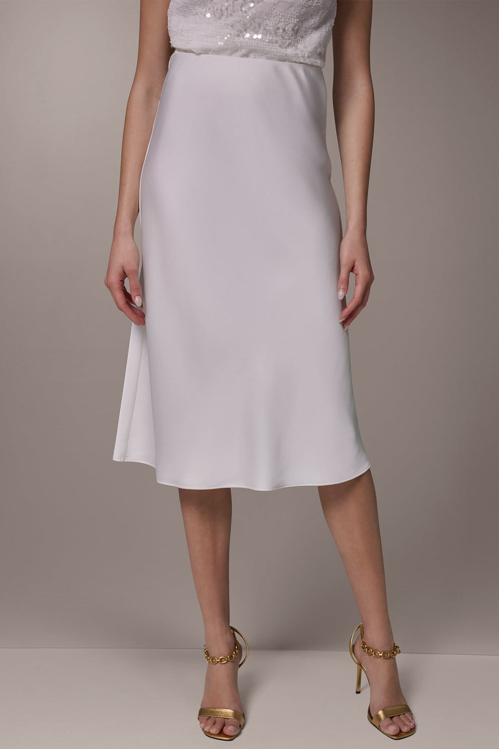 Donna Karan | SATIN BIAS SKIRT