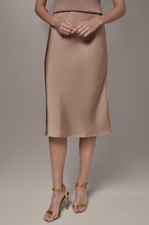 Donna Karan | SATIN BIAS MIDI SKIRT