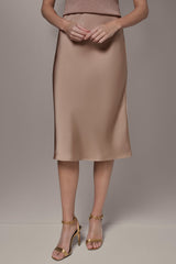 Donna Karan | SATIN BIAS MIDI SKIRT