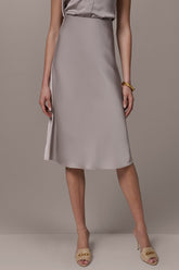 Donna Karan | SATIN BIAS SKIRT