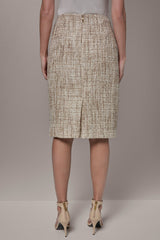 Donna Karan | SEQUIN TWEED MIDI SUIT PENCIL SKIRT
