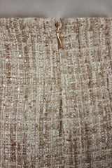 Donna Karan | SEQUIN TWEED MIDI SUIT PENCIL SKIRT