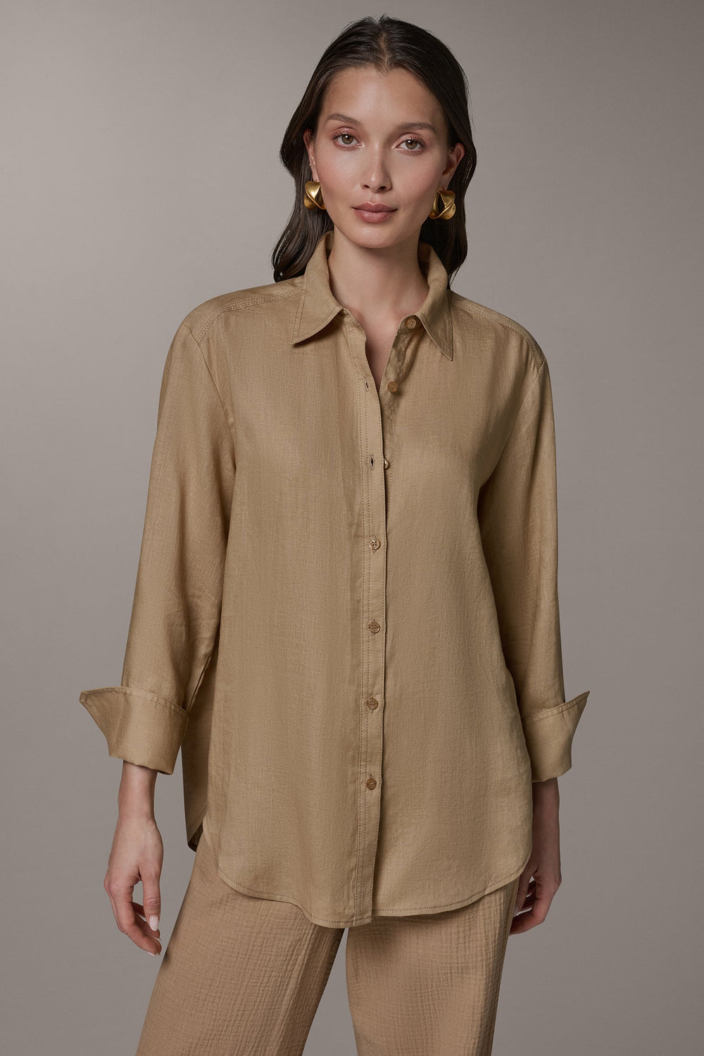 Donna Karan | LONG SLEEVE SHIRT