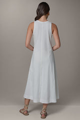 Donna Karan | SLEEVELESS MIDI TRAPEZE DRESS