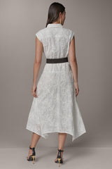 Donna Karan | SLEEVELESS MIDI SHIRT DRESS