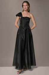Donna Karan | ORGANZA TWIST ONE-SHOULDER BALL GOWN