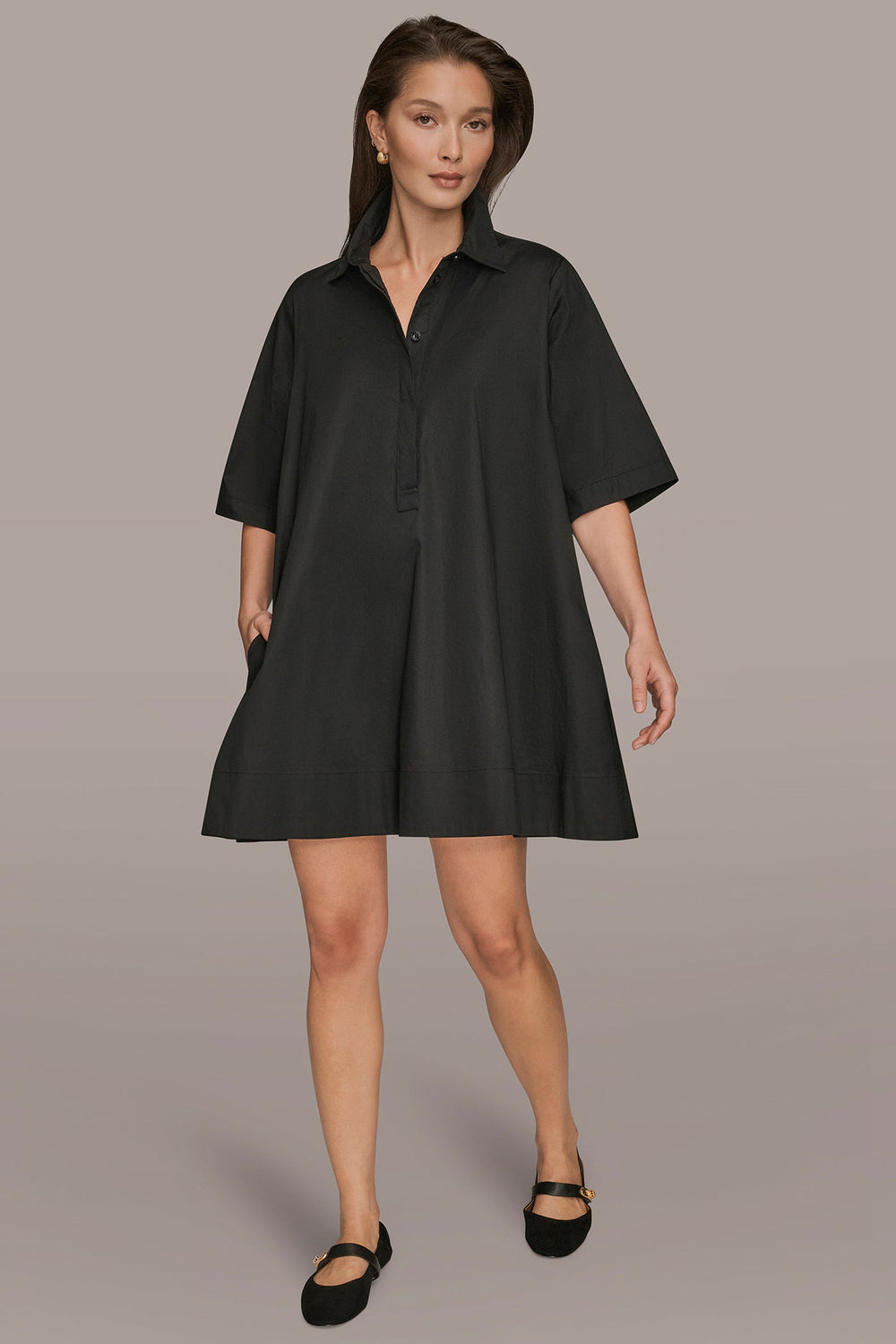 Donna Karan | ELBOW-SLEEVE DRESS