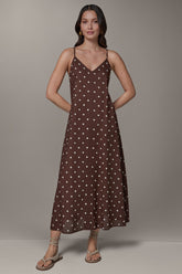 Donna Karan | SLEEVELESS MAXI CUTOUT DRESS