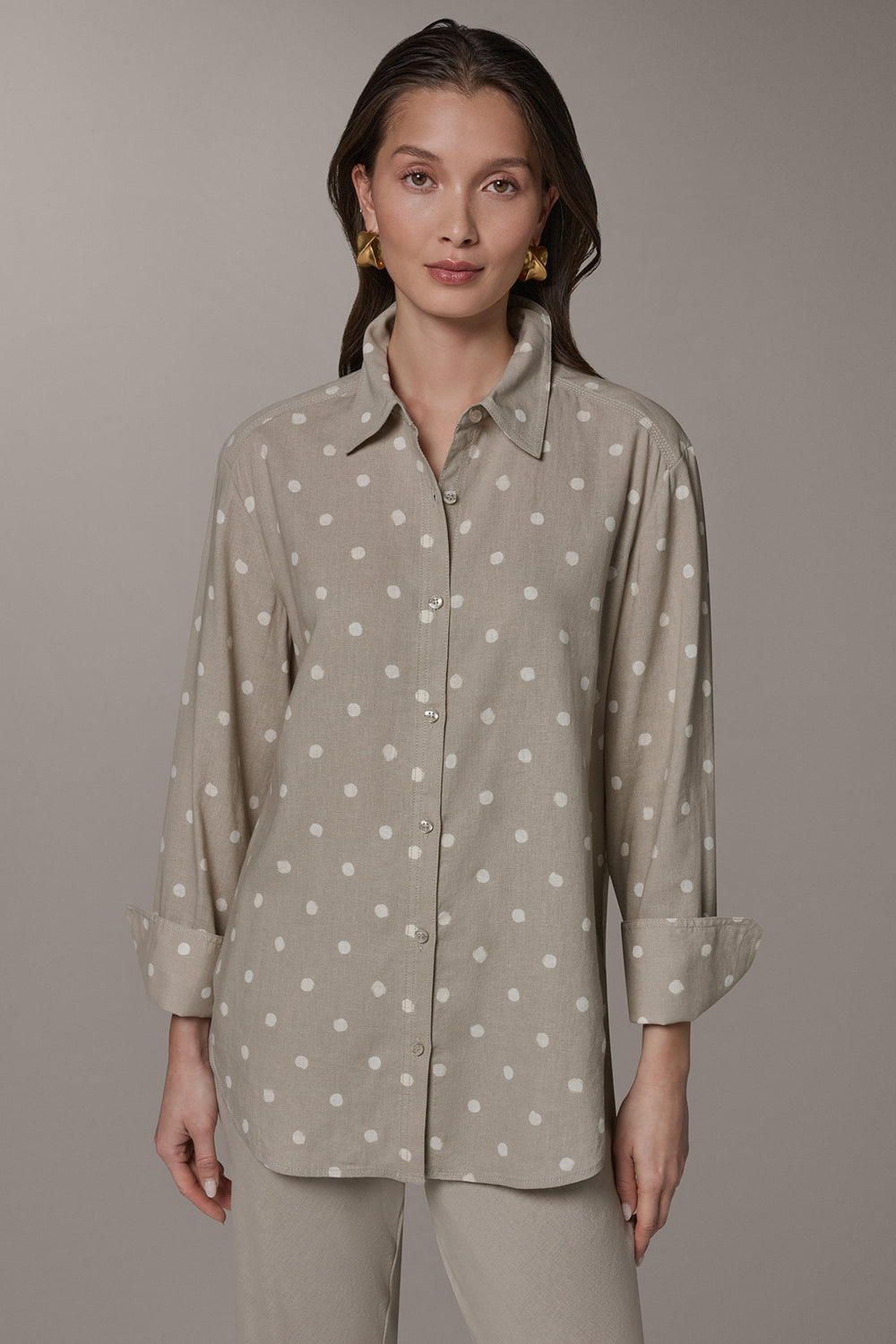 Donna Karan | LONG SLEEVE SHIRT