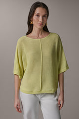 Donna Karan | DOLMAN SLEEVE BALLET NECK SWEATER