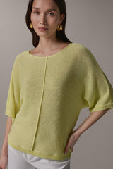 Donna Karan | DOLMAN SLEEVE BALLET NECK SWEATER