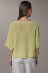 Donna Karan | DOLMAN SLEEVE BALLET NECK SWEATER